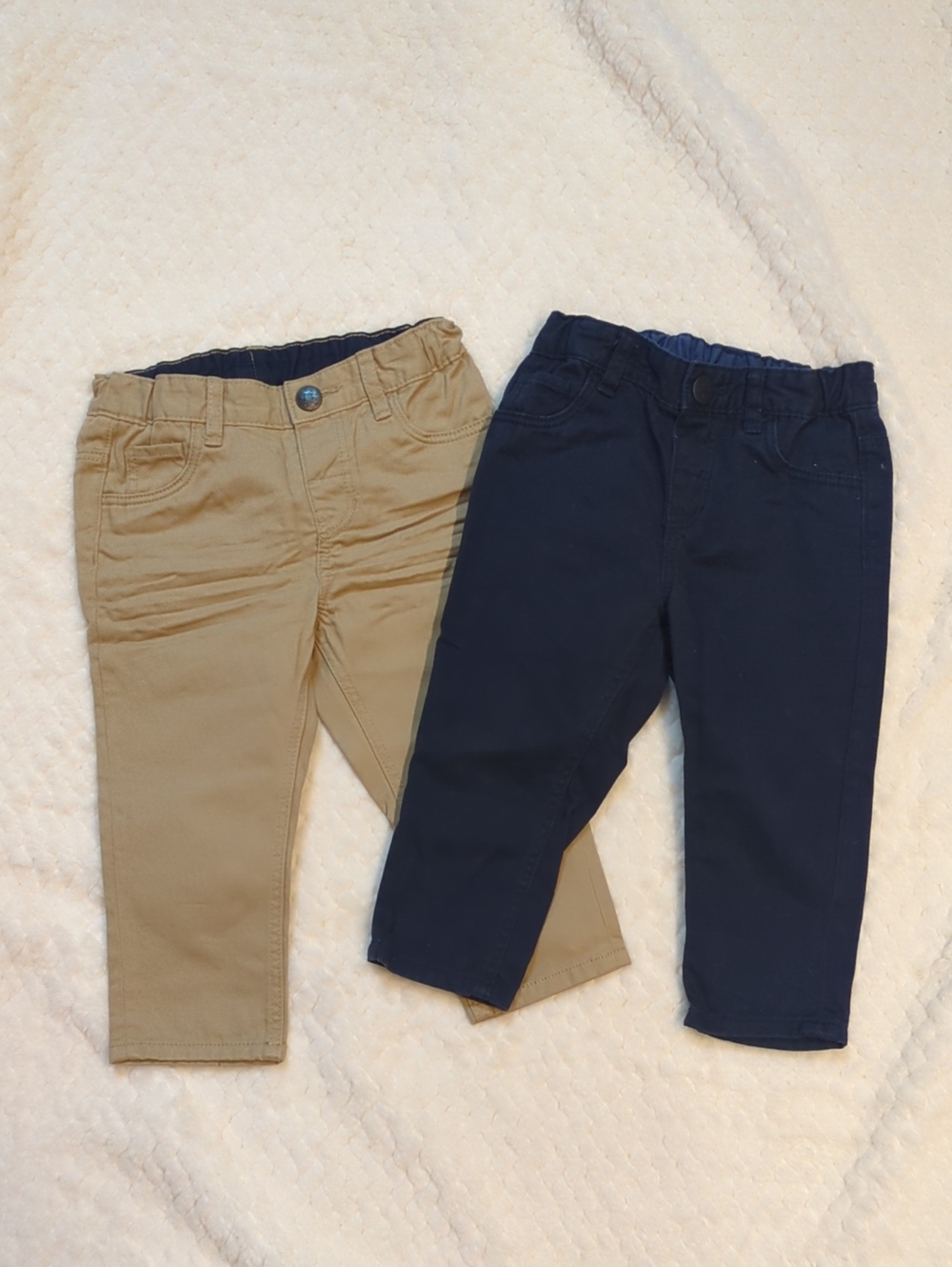 H&M Kids Chino Pants - Tan & Navy